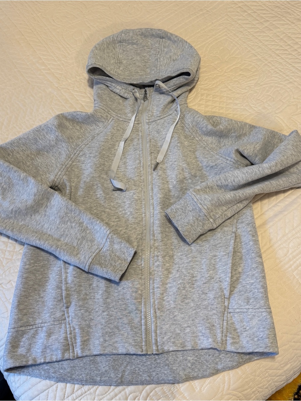 lululemon athletica Heather Gray Full-Zip Hoodie